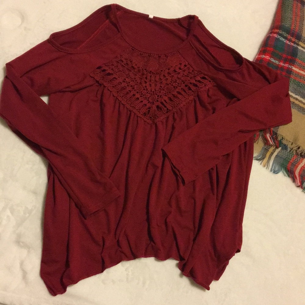 High neck top